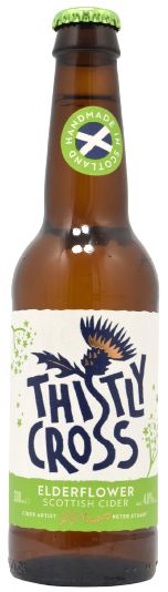- Thistly Cross - Elderflower Scottish Cider 330ml