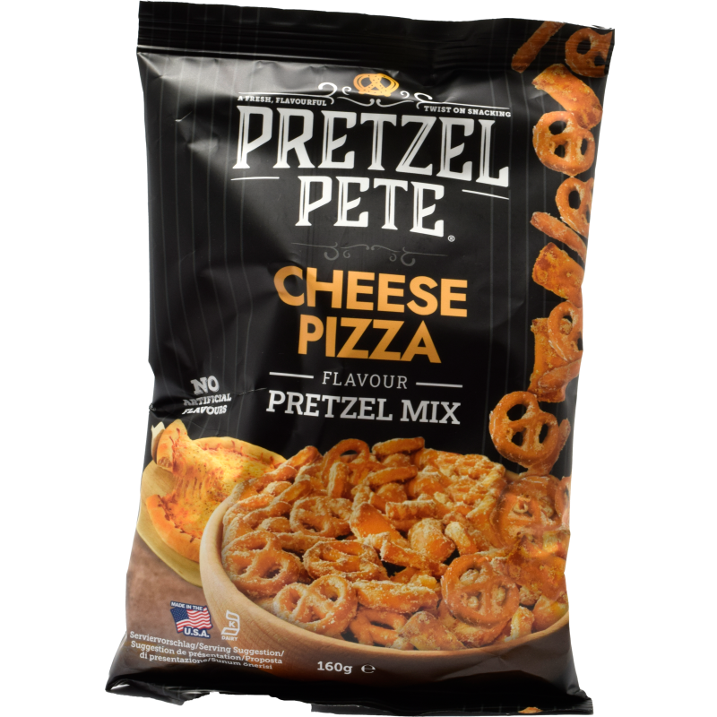 - Pretzel Pete - Cheese Pizza Flavor Pretzel Mix 160g
