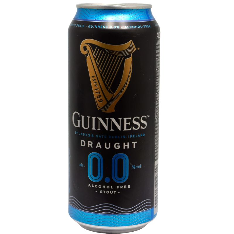 - Guinness - Draught 0.0% Stout