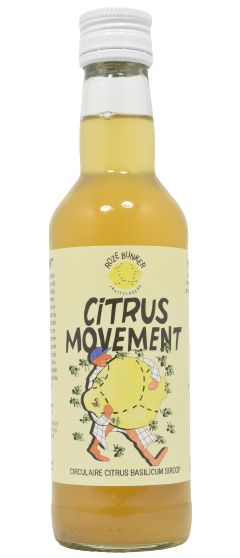 - Roze Bunker - Citrus Movement Citrus Basilicum Siroop 350ml