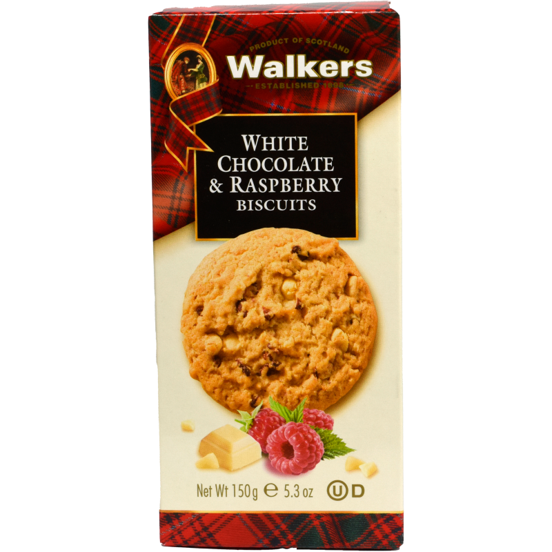 - Walkers - White Chocolate Raspberry Biscuits 150gr