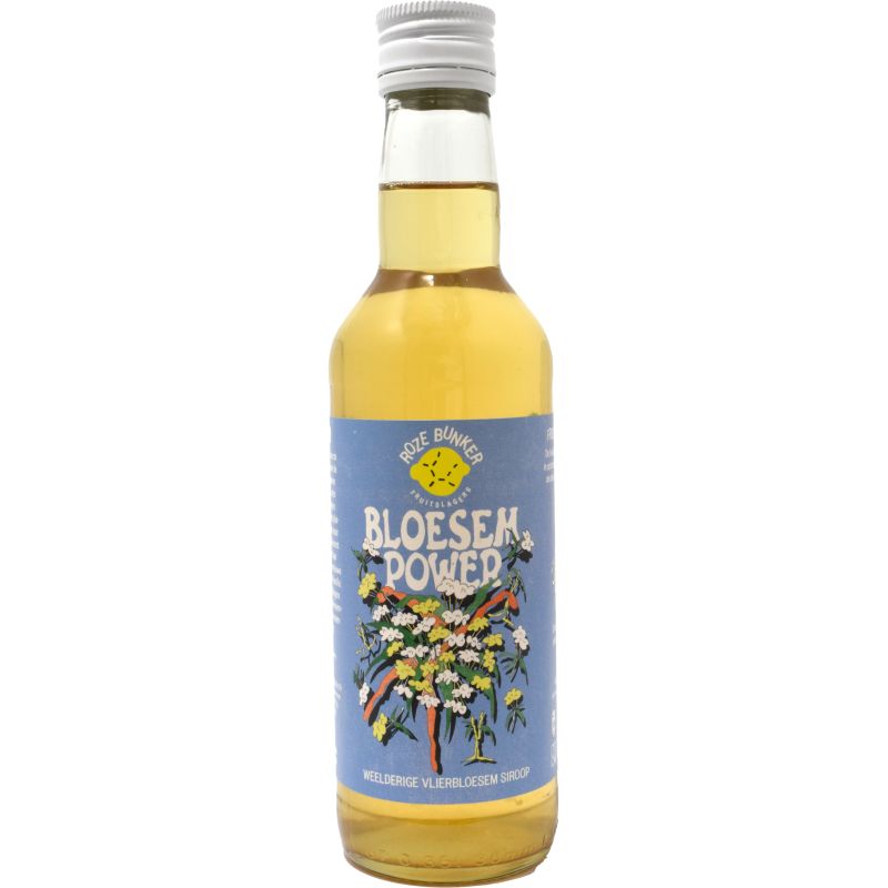 - Roze Bunker - Bloesem Power Vlierbloesem Siroop 500ml
