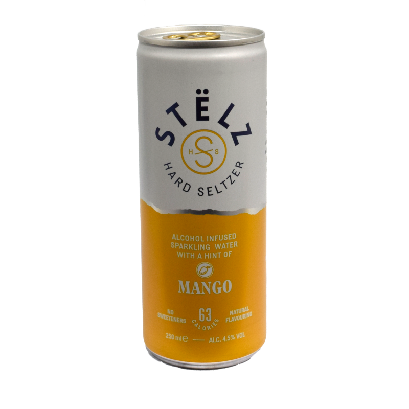 - Stelz - Mango Hard Seltzer Blik 25cl