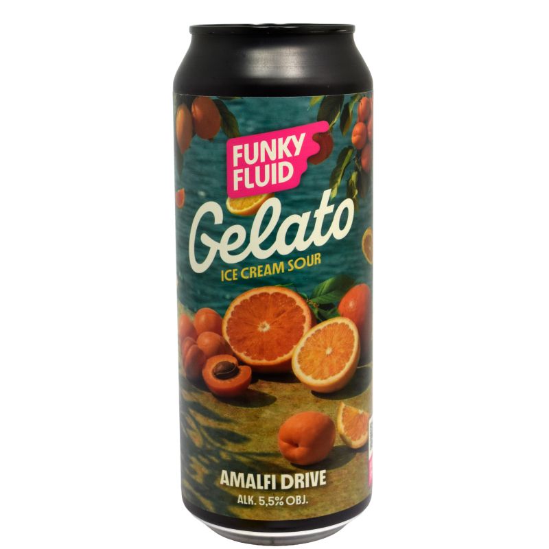 - Funky Fluid - Gelato Amalfi Drive Ice Cream Sour Blik 500ml 5.5%