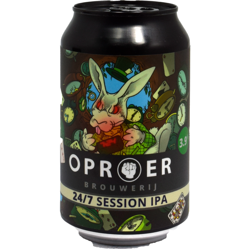 - Oproer - 24/7 Session IPA 33cl Blik 330ml 3.9%