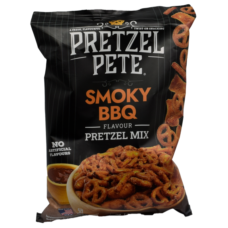 - Pretzel Pete - Smoky BBQ Flavour Pretzel Mix 160g