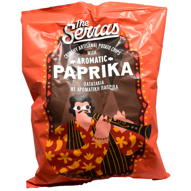 - The Serras - Paprika Crunchy Chips 120 gram