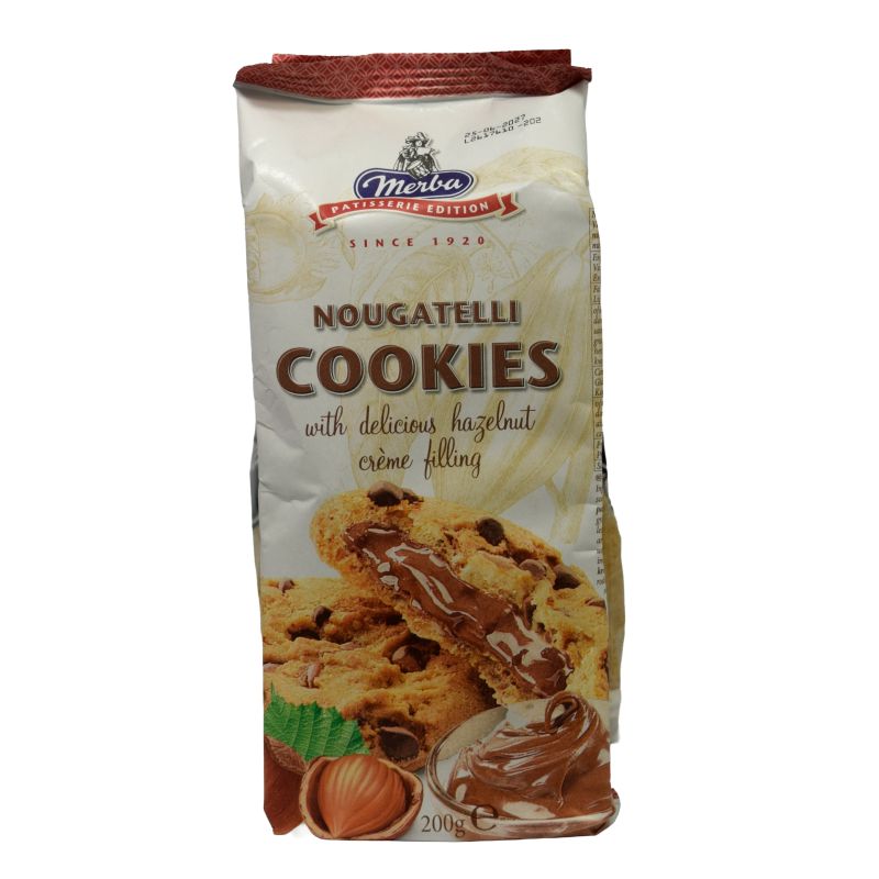 - Merba - Nougatelli Cookies 200g
