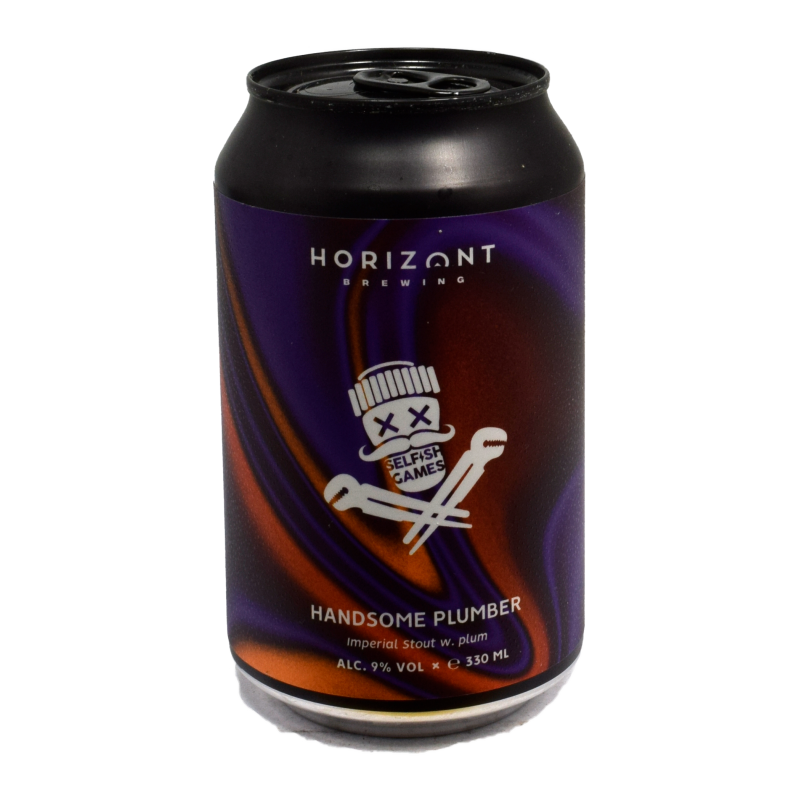 - Horizont - Handsome Plumber Imperial Stout with Plum Blik 330ml 9%