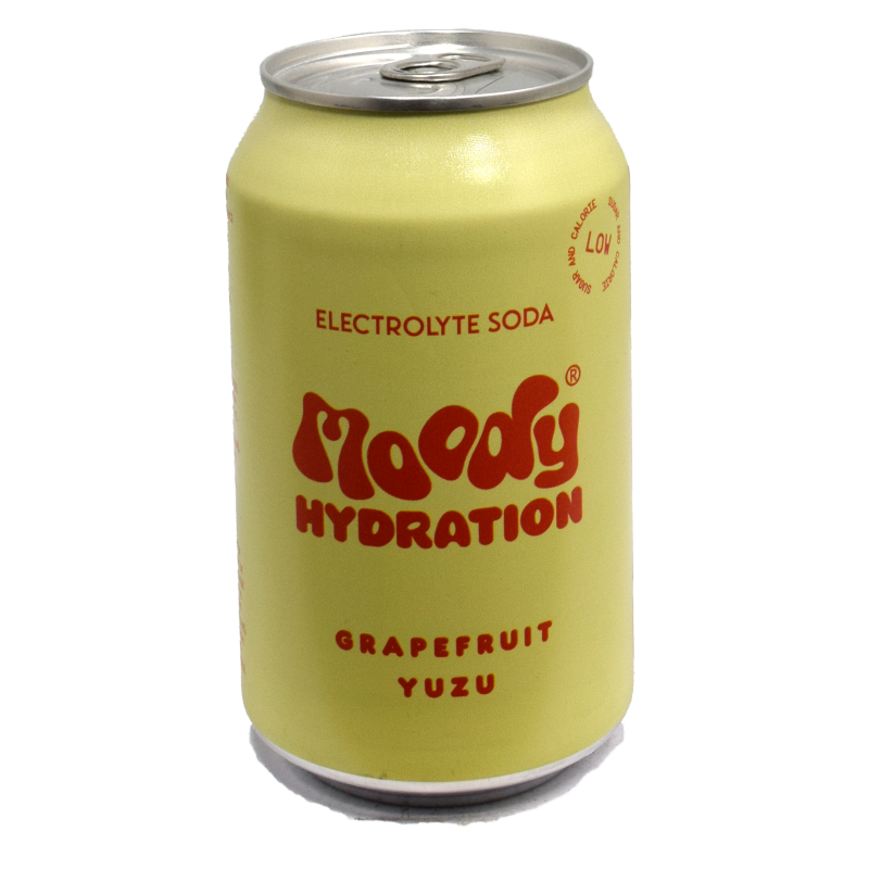 - Moody - Hydration Electrolyte Grapefruit/Yuzu Soda 330ml