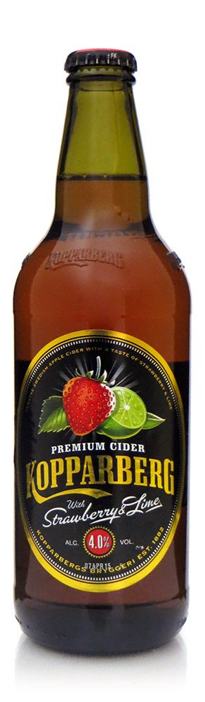 - Kopparberg - Strawberry & Lime Cider 50cl 4%
