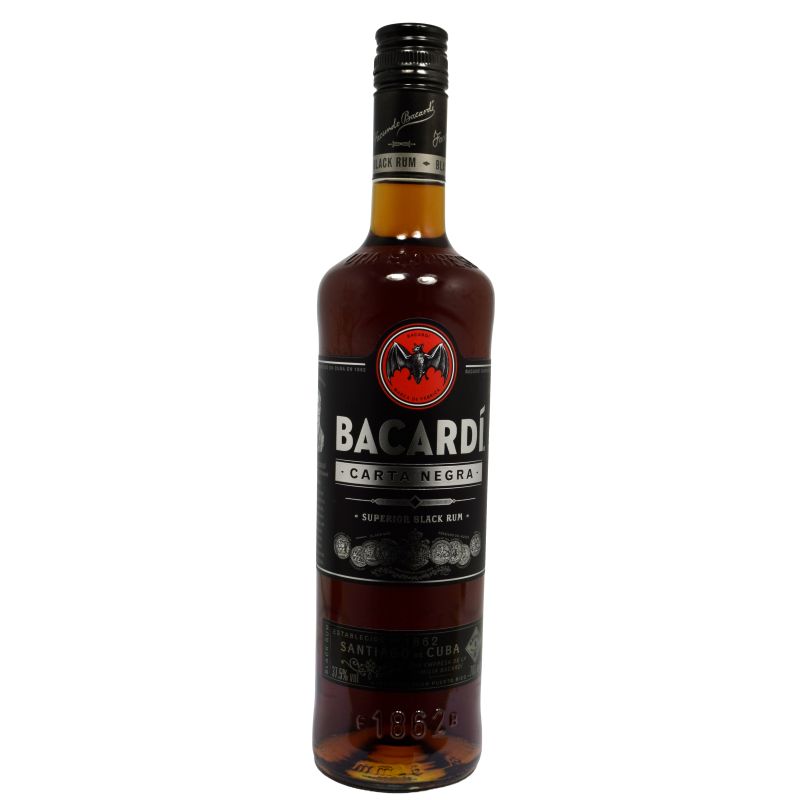 - Bacardi - Carta Negra Rum 70cl 37.5%