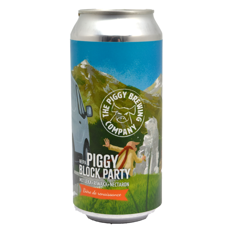 - Piggy Brewing - Piggy Block Party NEIPA Blik 440ml 6%