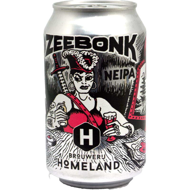 - Homeland Brewing - Zeebonk NEIPA Blik 330ml 6.4%