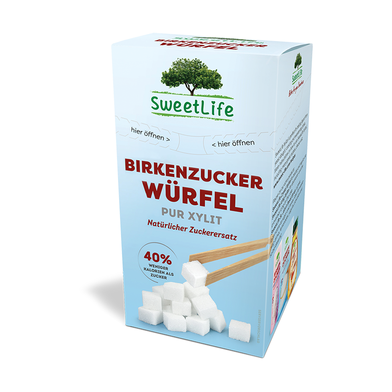 Birkenzucker Würfel Xylitol Cubes