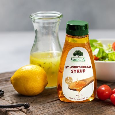 Summer Salad Dressing with Lemon and Syrup