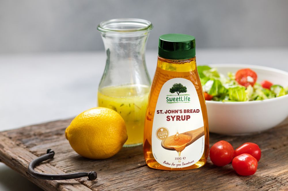 Summer Salad Dressing with Lemon and Syrup
