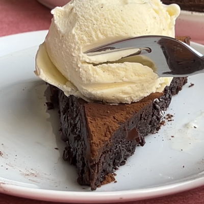 Kladdkaka (Zweedse Brownietaart) met xylitol