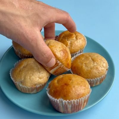 Eiwitrijke Lemon Drizzle Cupcakes