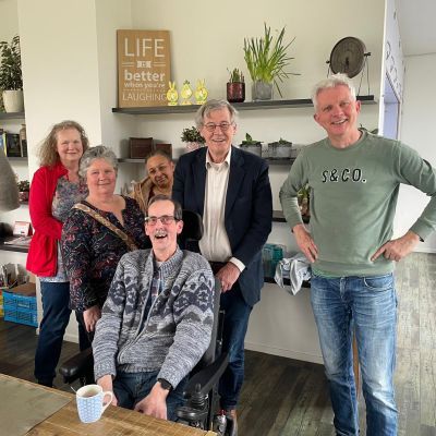 Op bezoek bij de Wiekslag, het werd een gezellige middag