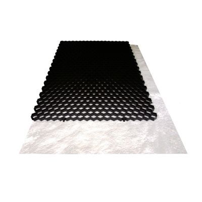 Splitplaat incl. doek (lxbxh) 120x80x3 cm, ± 0,96 m², zwart